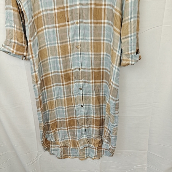 Show Me Your MuMu Leo Button Down Tunic in Georgetown Midi Dress Women's - Picture 11 of 16